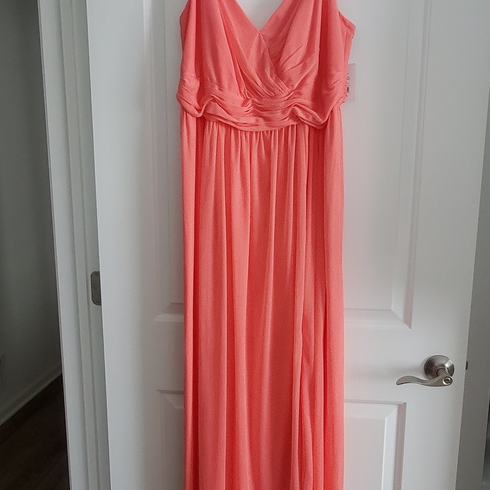 BRIDESMAID DRESS in light coral